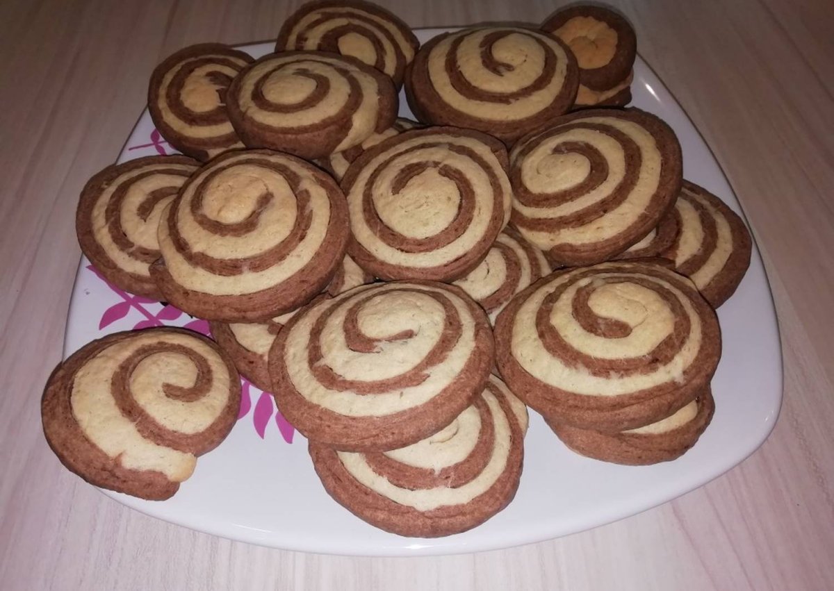 Песочное печенье улитка