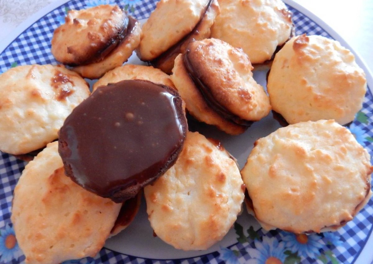 Овсяное печенье с кокосовой стружкой
