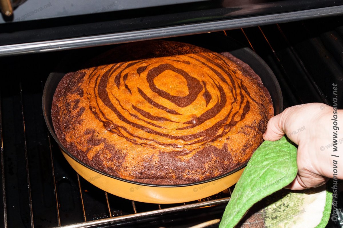 Творожный пирог на сковороде без духовки