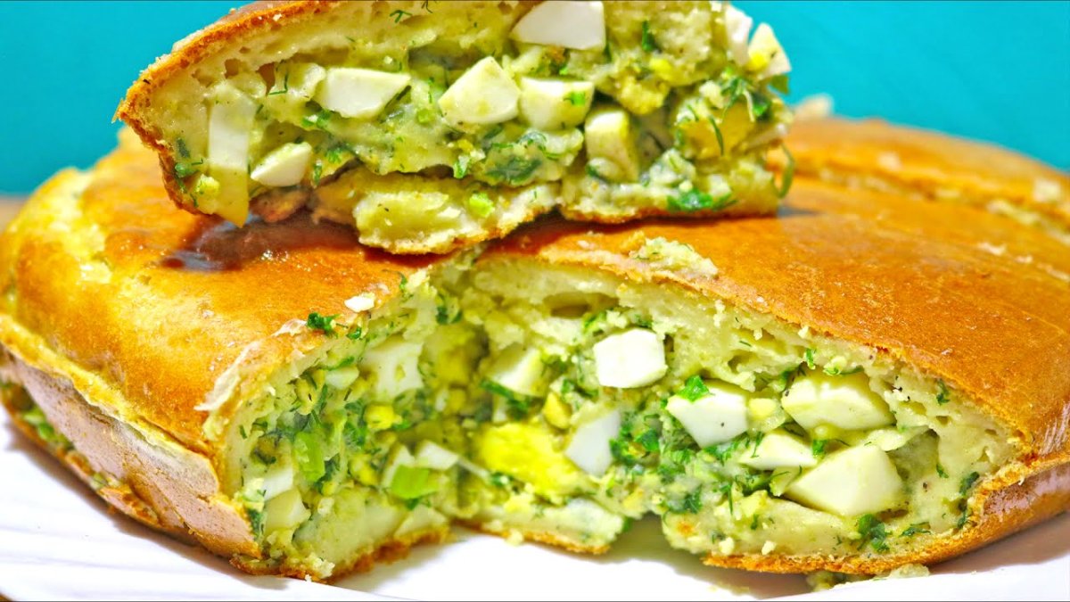 Кухня наизнанку заливной пирог с капустой