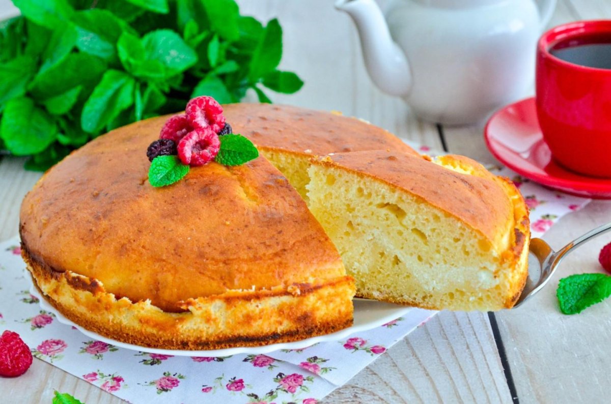 Заливной пирог с консервами