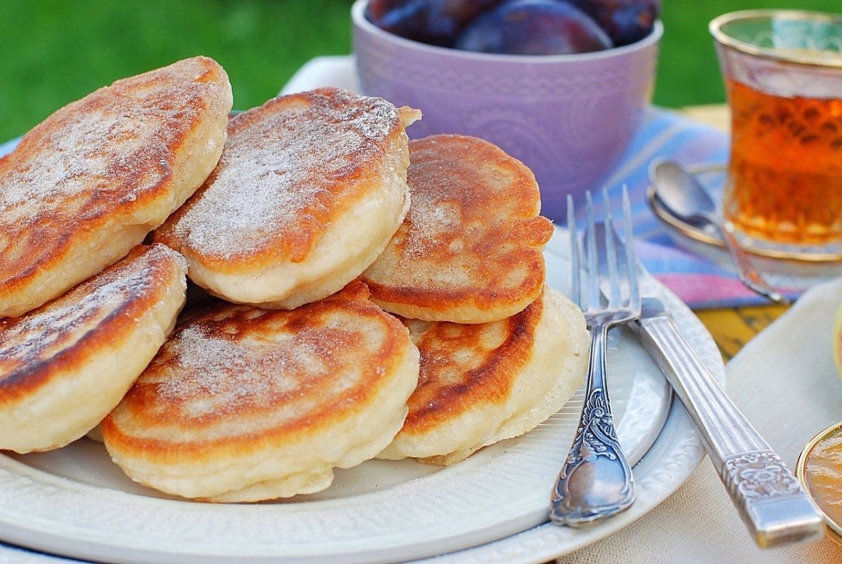 Оладьи из манной крупы