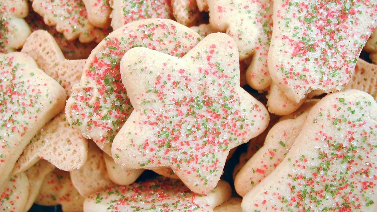 Печенье с кондитерской посыпкой