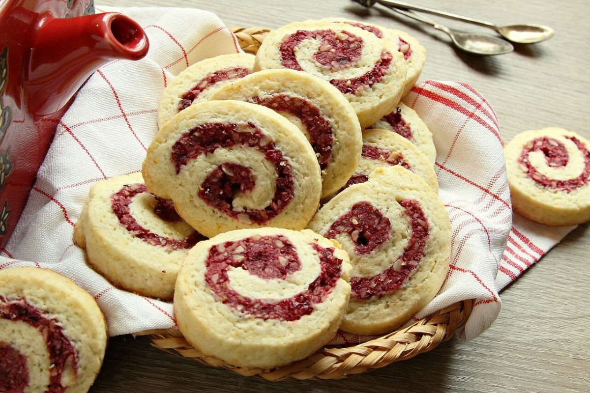 Печенье неженка с клюквой