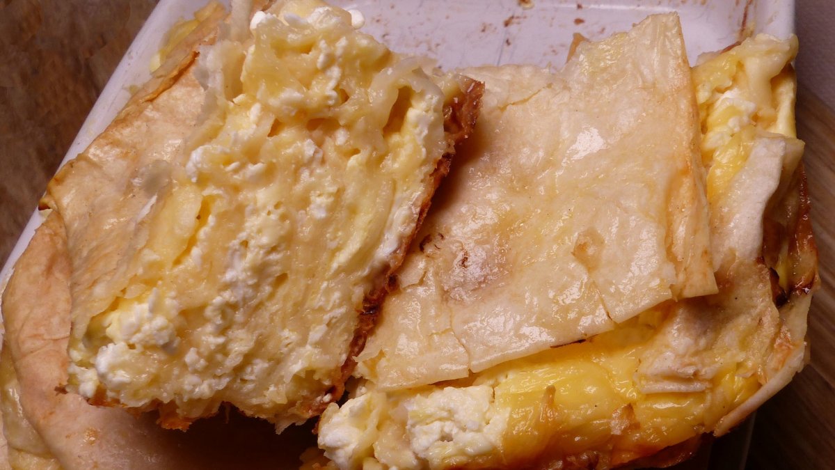Пирог из лаваша с яблоками в духовке