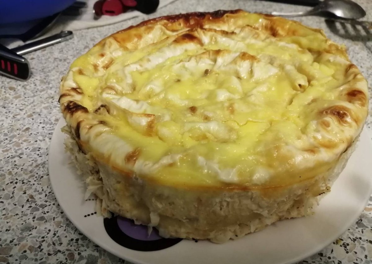 Сырный пирог из лаваша
