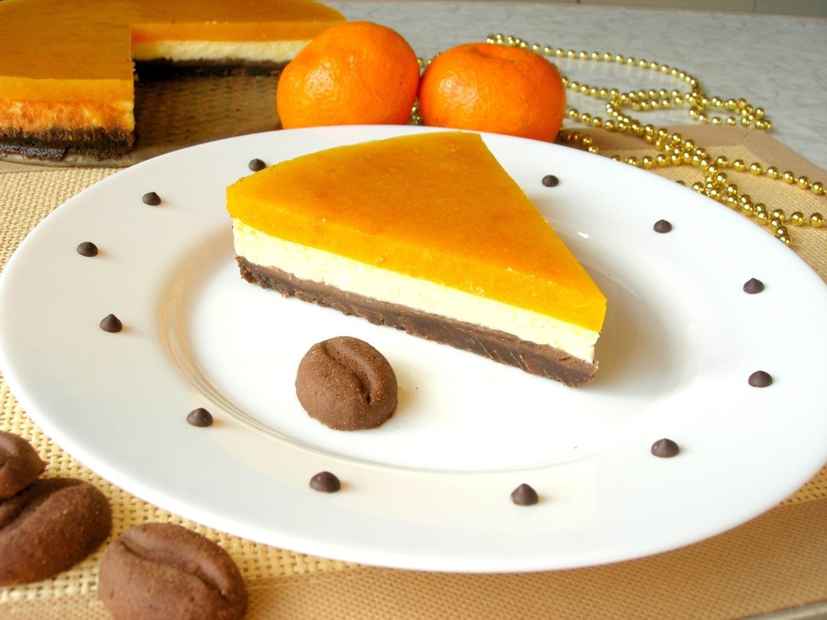 Шарлотта с мандаринами