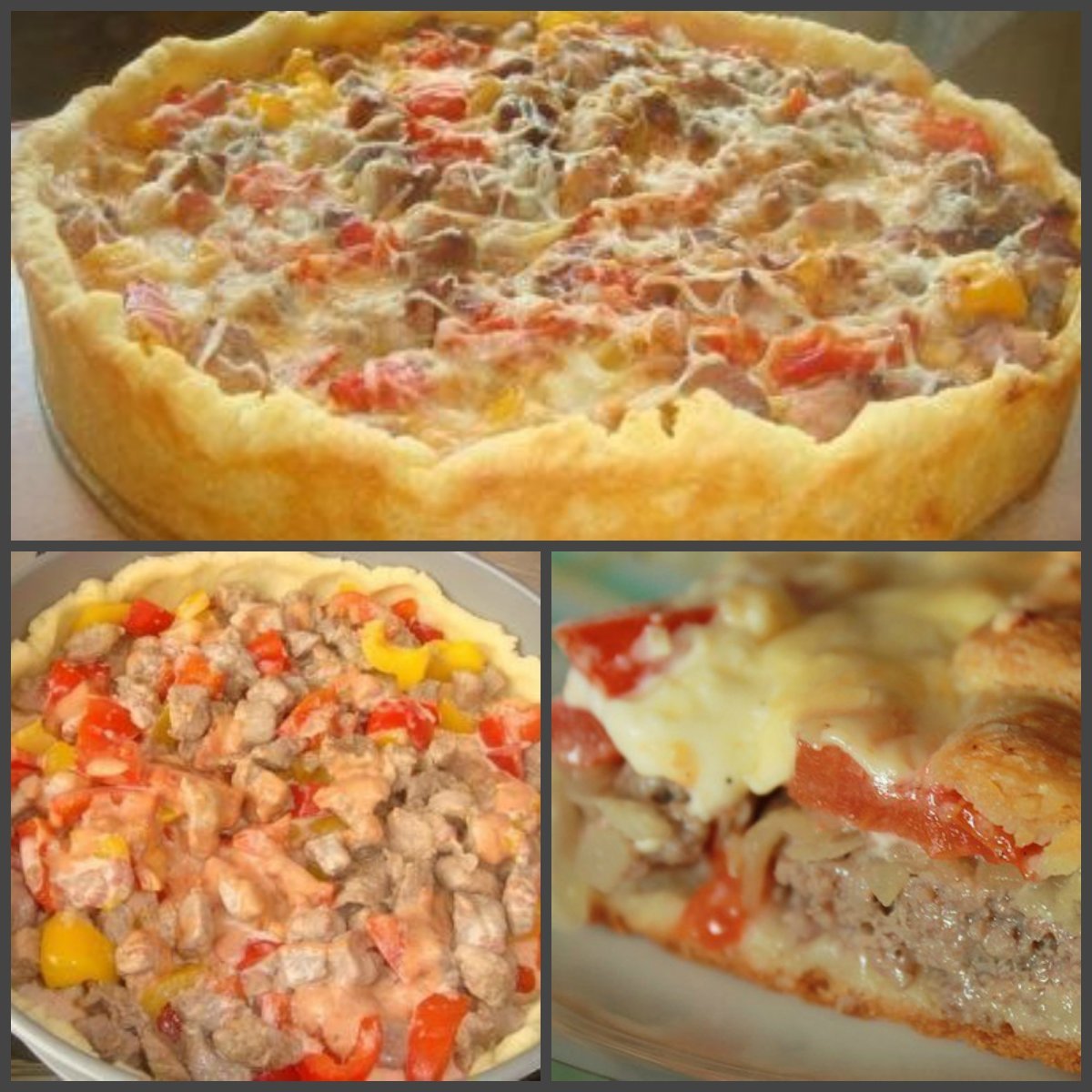 Пирог из картофельного теста