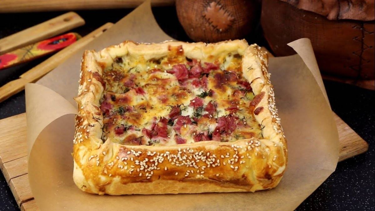 Пирог с курицей и картофелем
