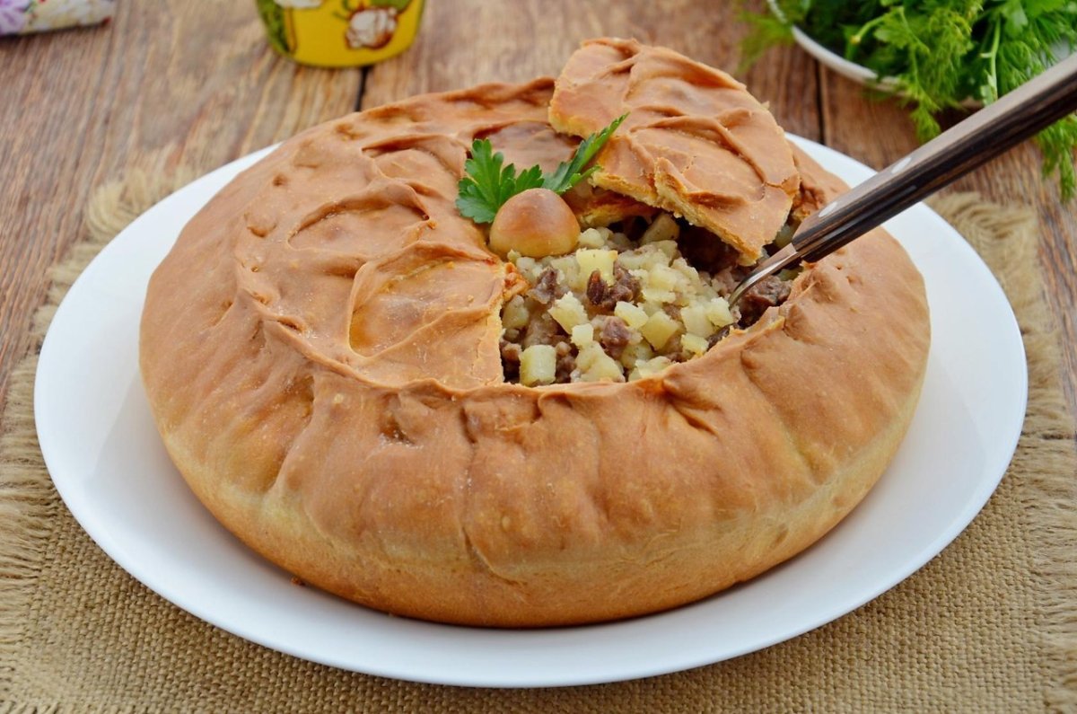 Заливной рыбный пирог