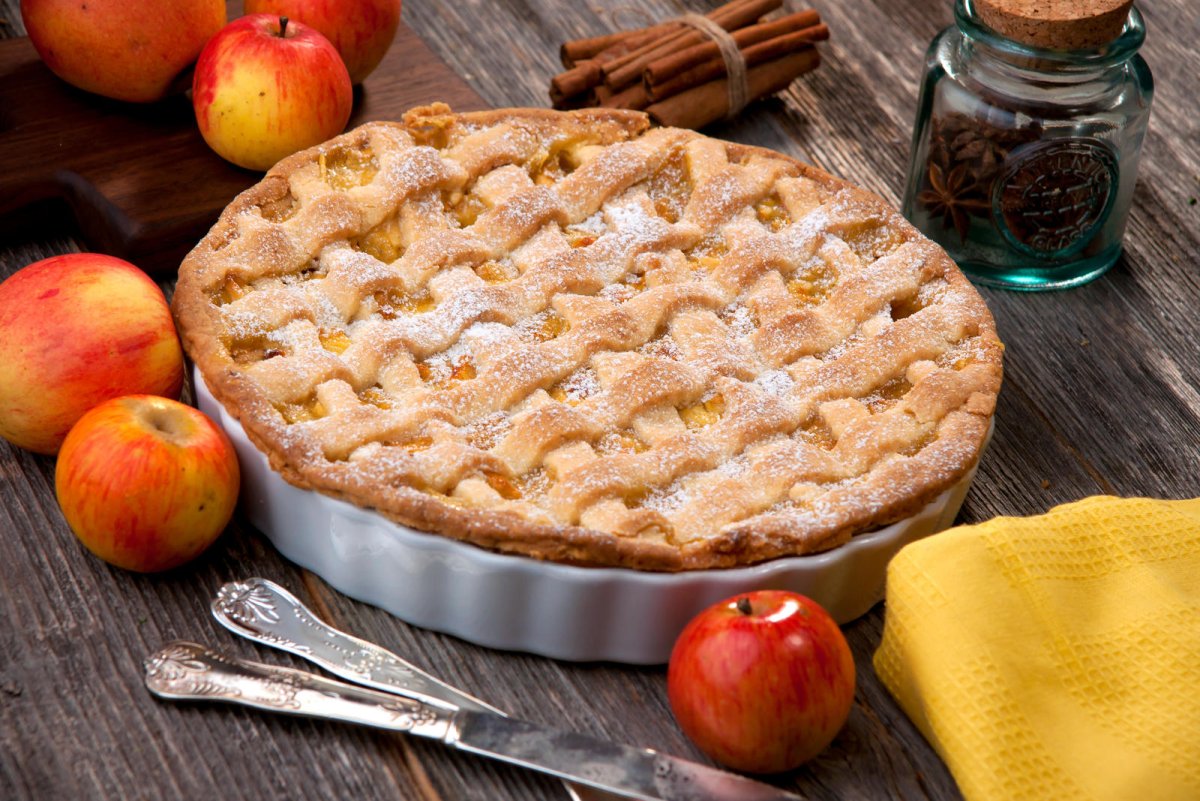 Кухня наизнанку яблочный пирог