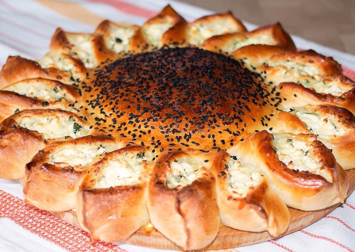 Пирог с гречкой
