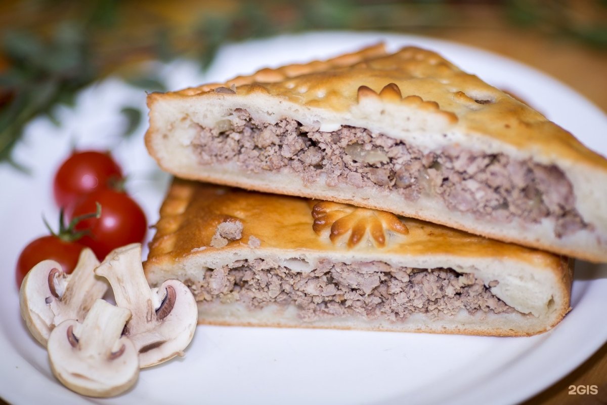Трёхслойный мясной пиро