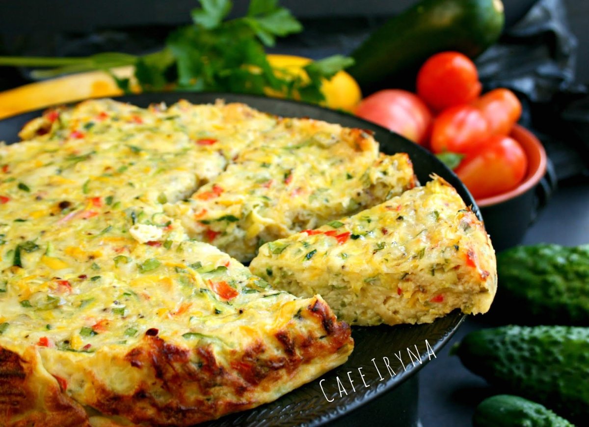 КИШ пирог с кабачком