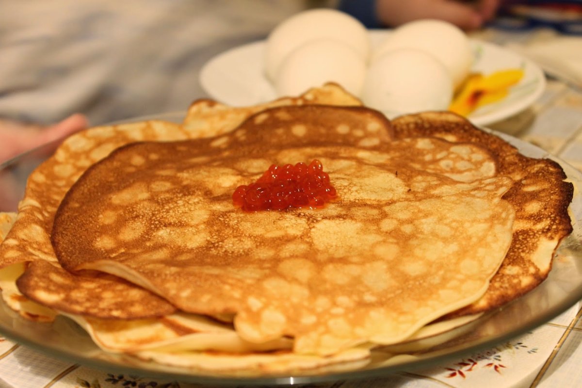 Блины из блинной муки