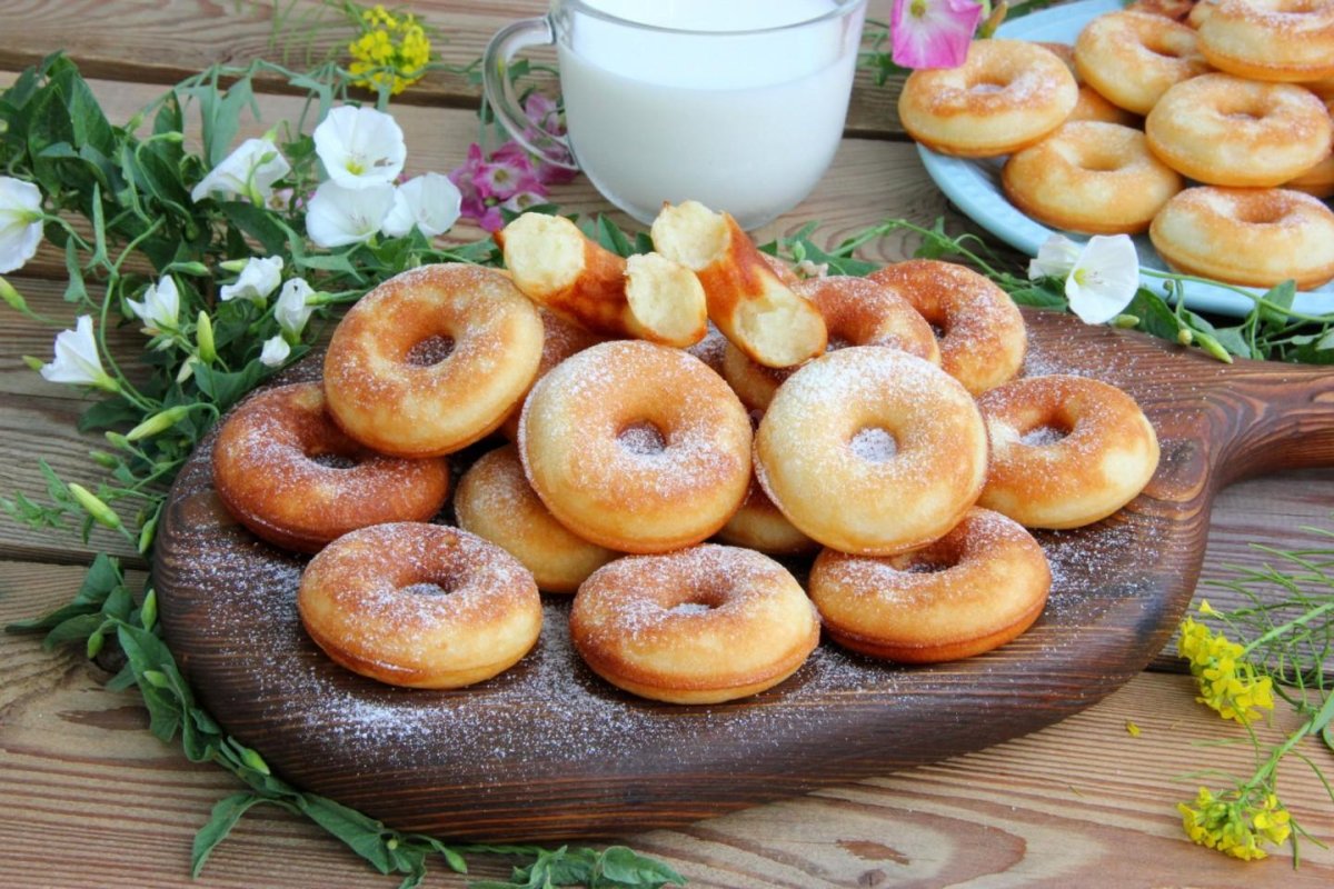 Печенье крендельки с сахаром