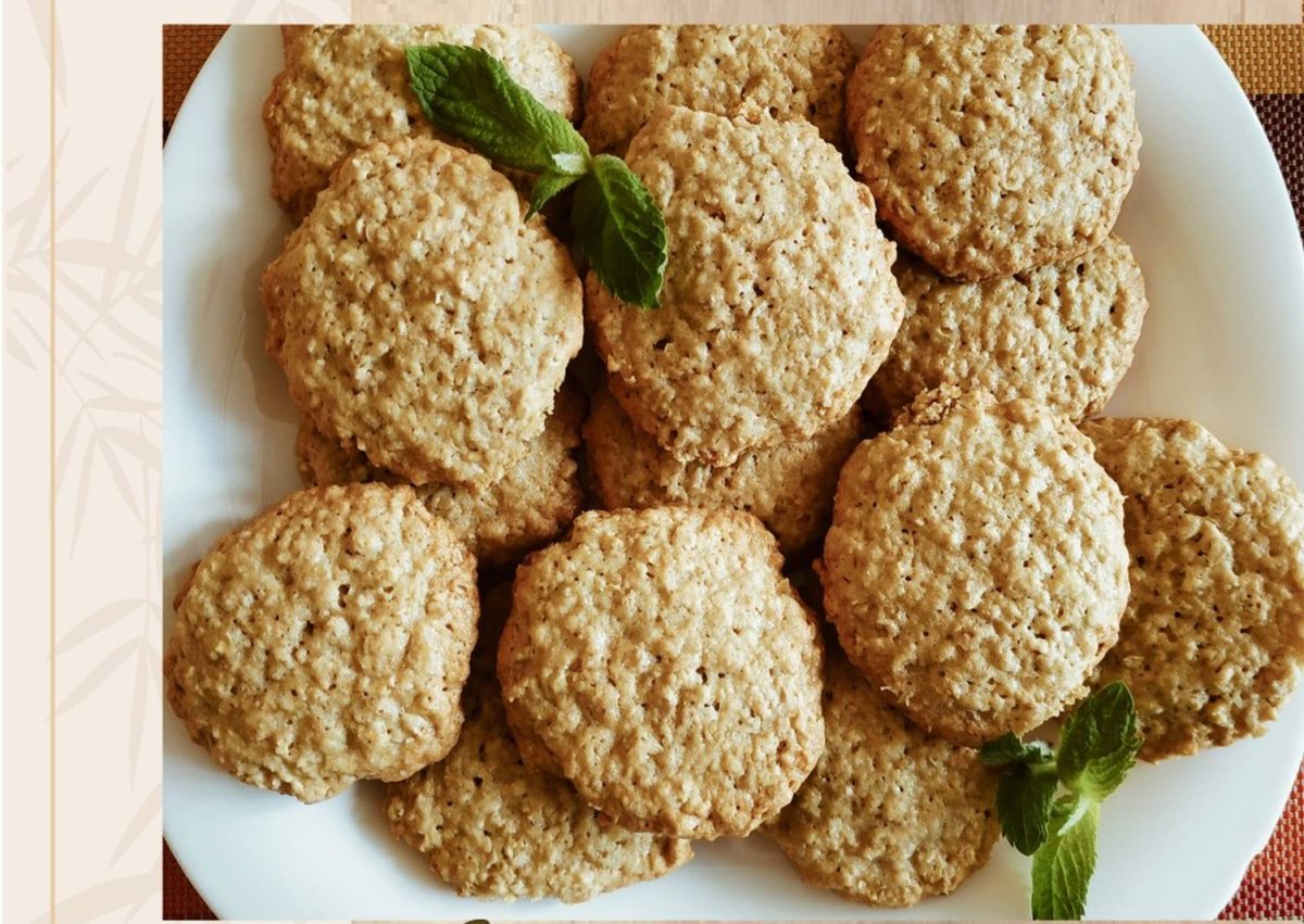 Печенье овсяное из геркулеса и творога