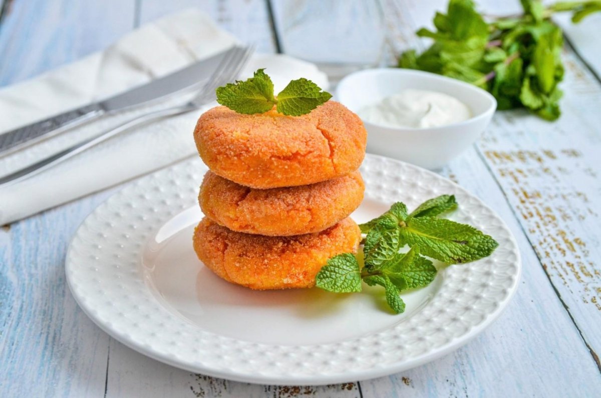 Печенье из вареной моркови