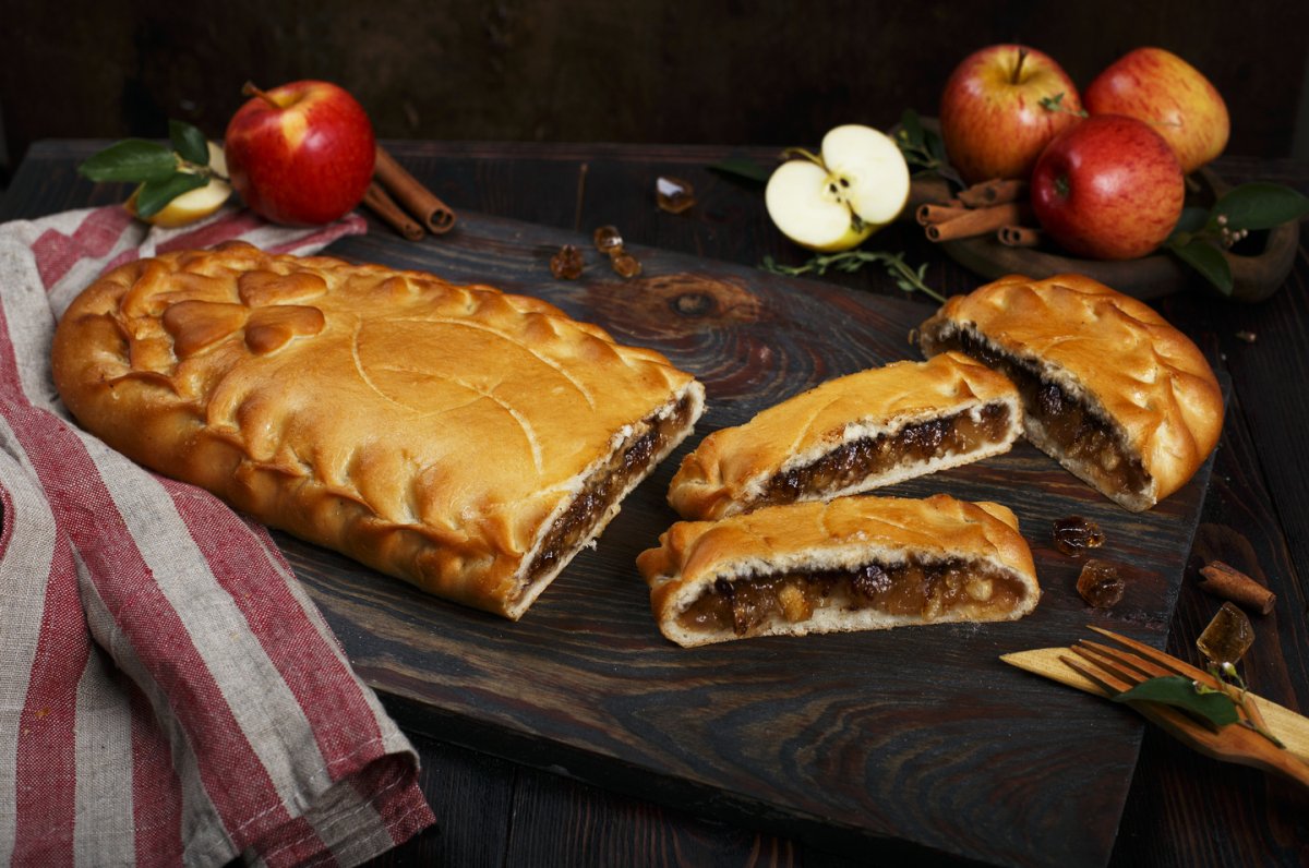 Пирог с клубникой