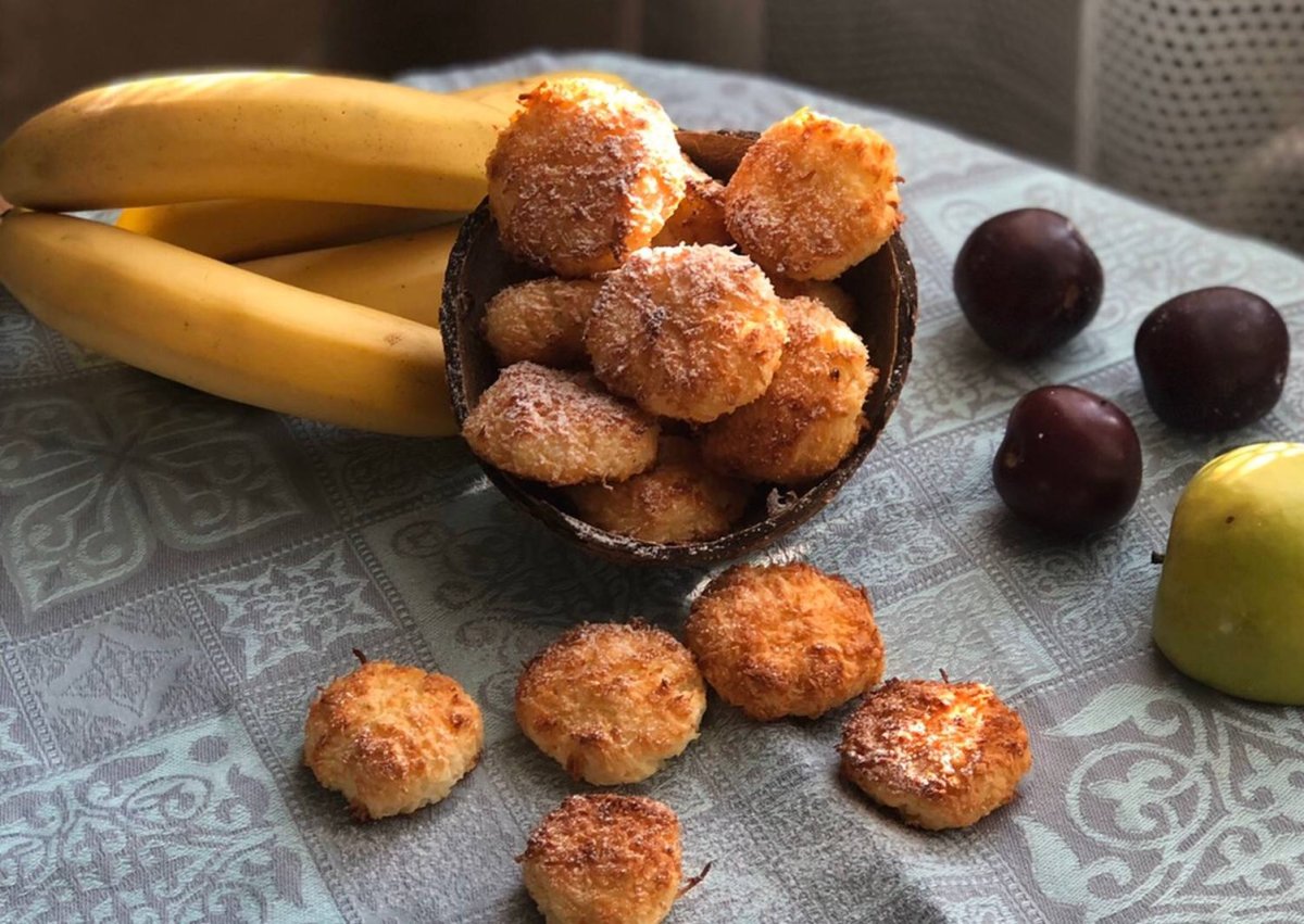 Печенье с кокосовой стружкой