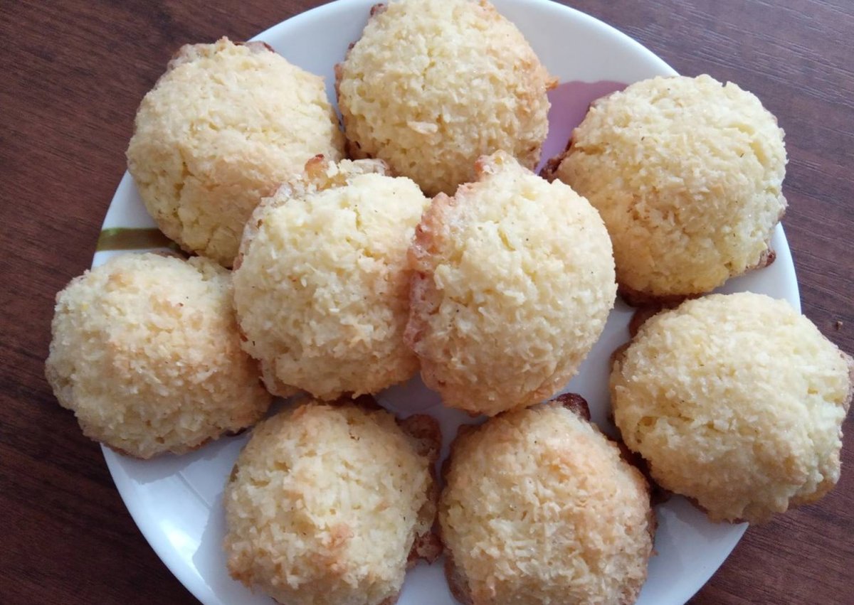 Печеньки с кокосовой стружкой