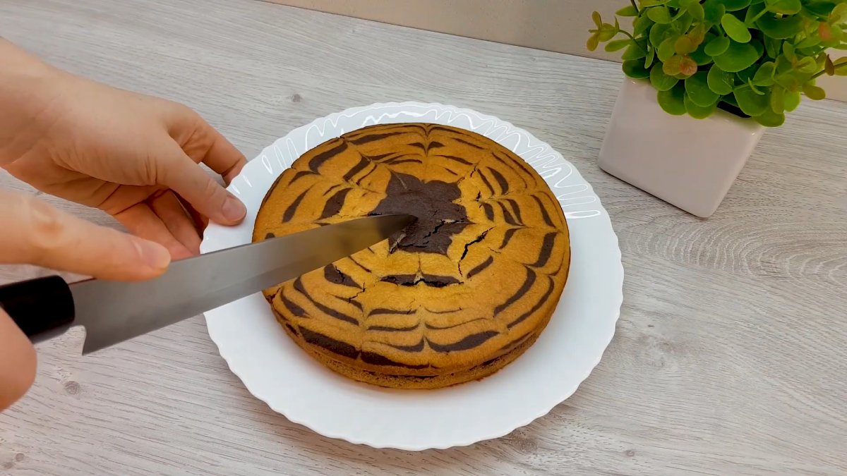 Торт Зебра на белом фоне