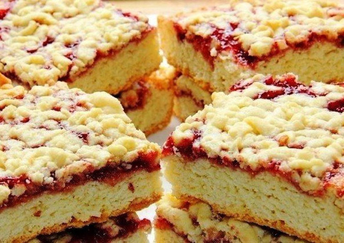 Пирог Каракум с вареньем