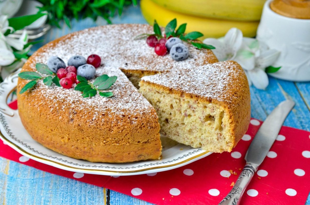 Галета с персиками