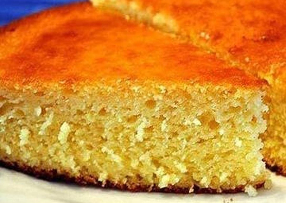 Манник на кефире с кокосовой стружкой