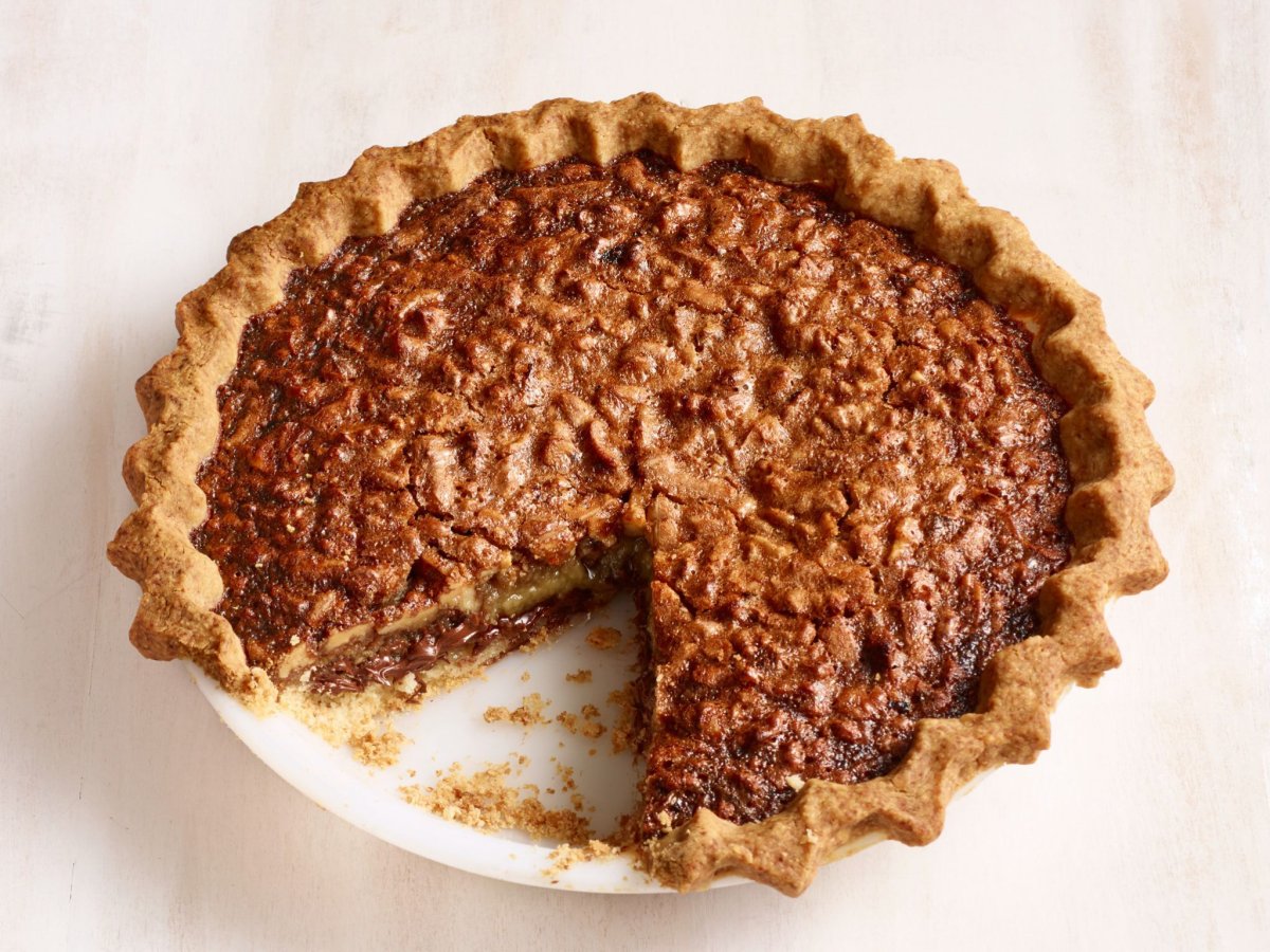 Bourbon Walnut Chocolate pie