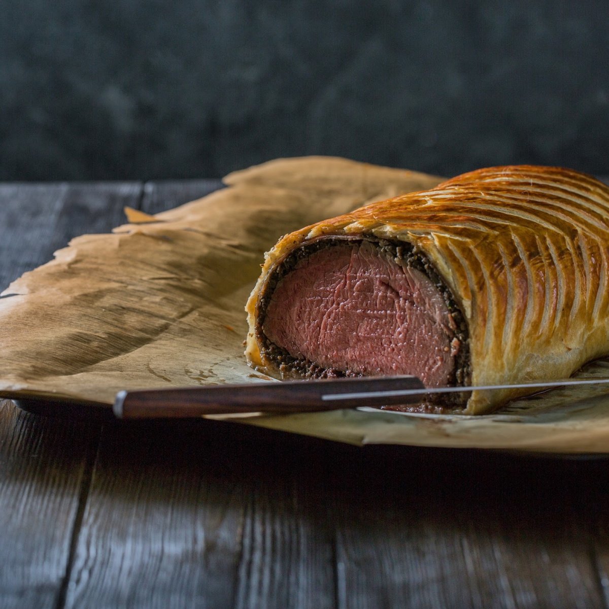 Beef en croute bites