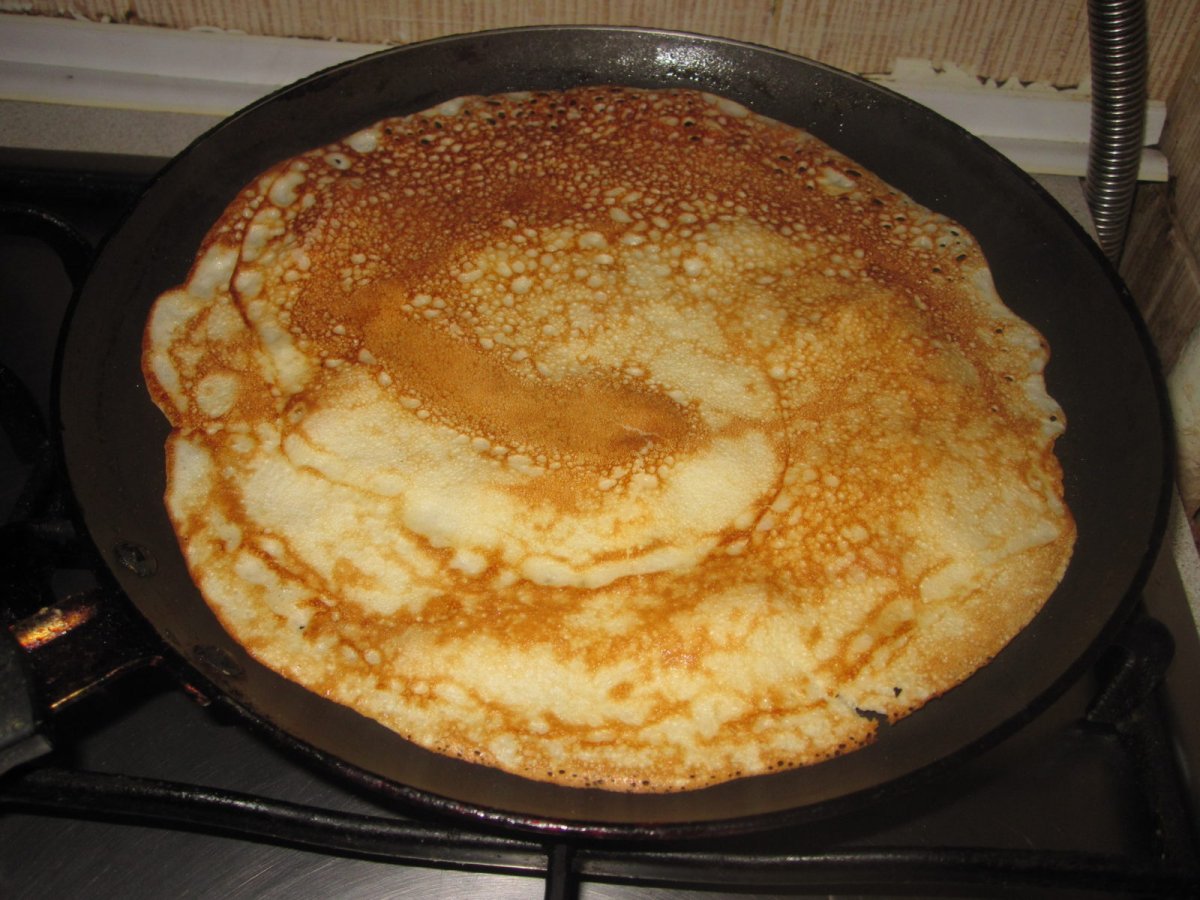 Блины на сковороде