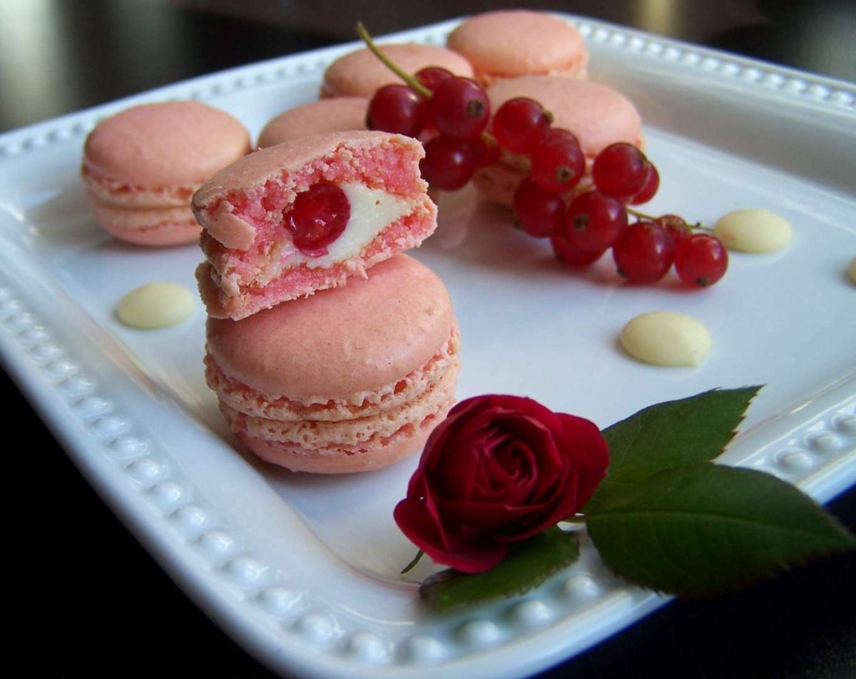 Макаронс с зефиром