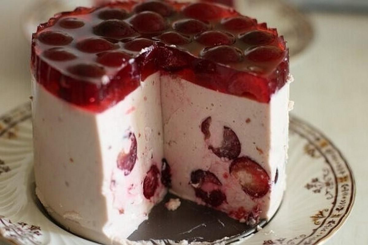 Десерт из ряженки