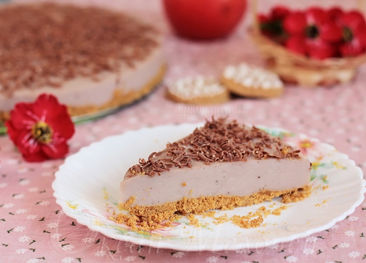 Бананы кусочками в чизкейк