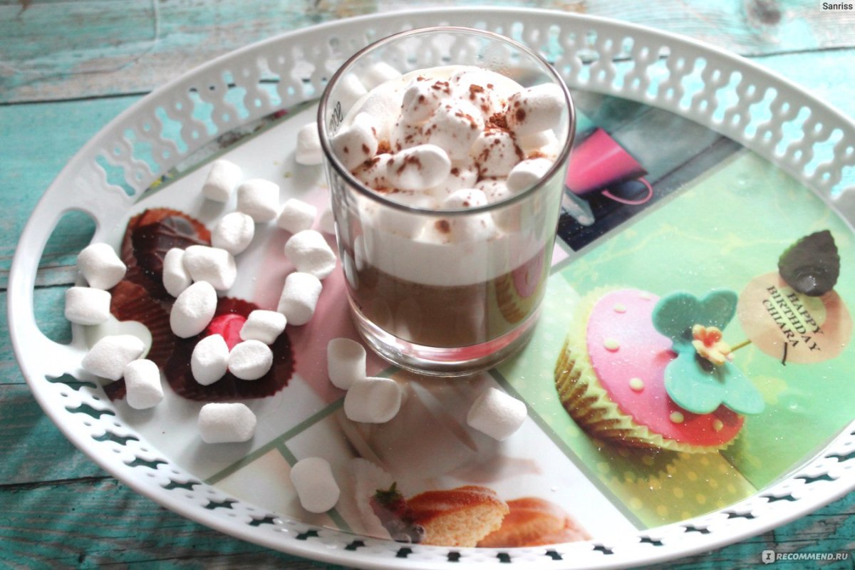 Капучино с зефирками