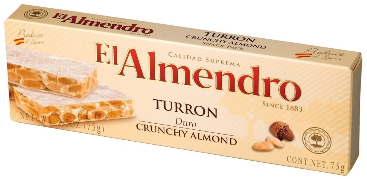 Туррон el Almendro хрустящий миндальный 75 г Испания