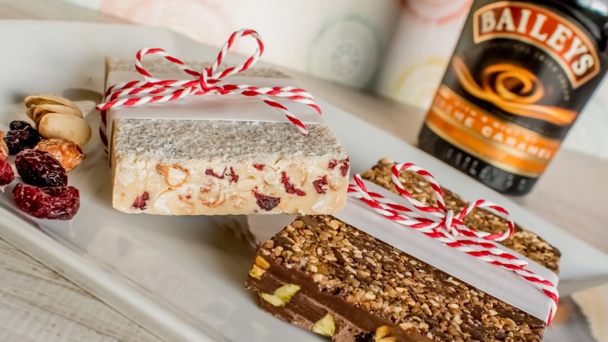 Flor de Navidad шоколад turron