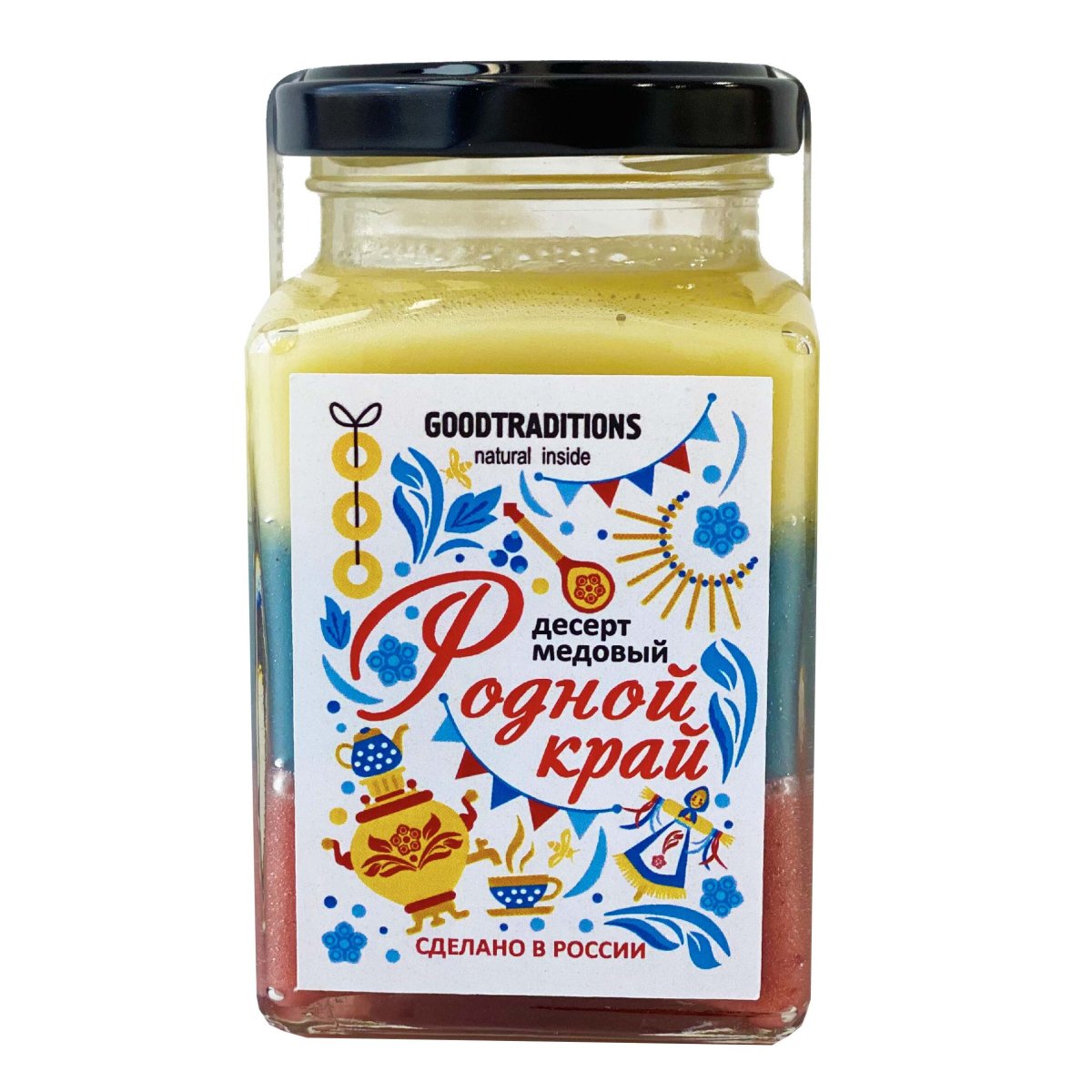 Десерт "медовый Триколор", 300г "родной край"