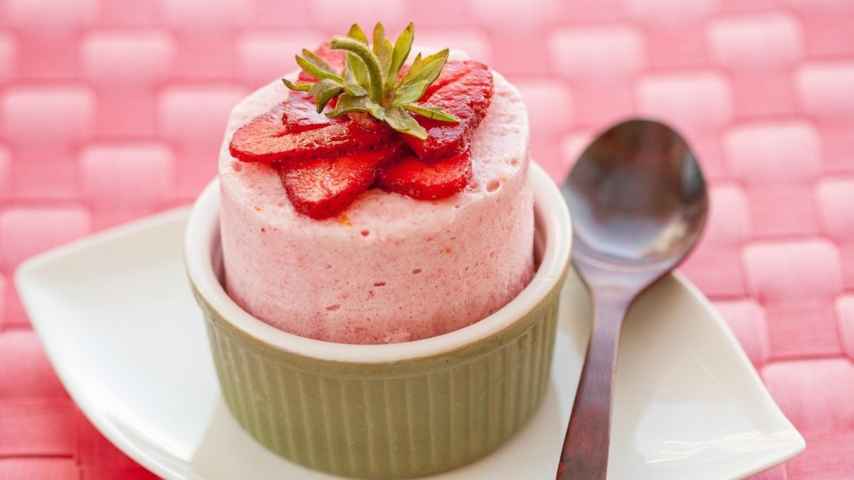 Strawberry panna Cotta