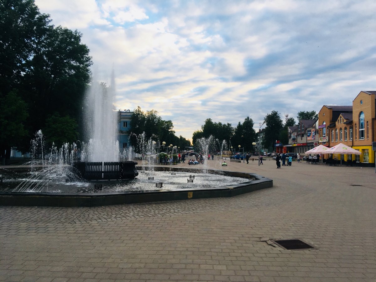 Людиново Фонтанная площадь