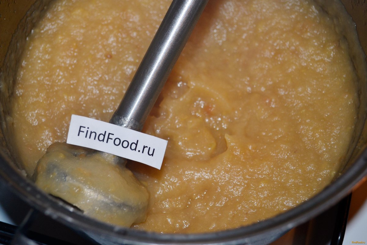 Десерт из яблочного пюре