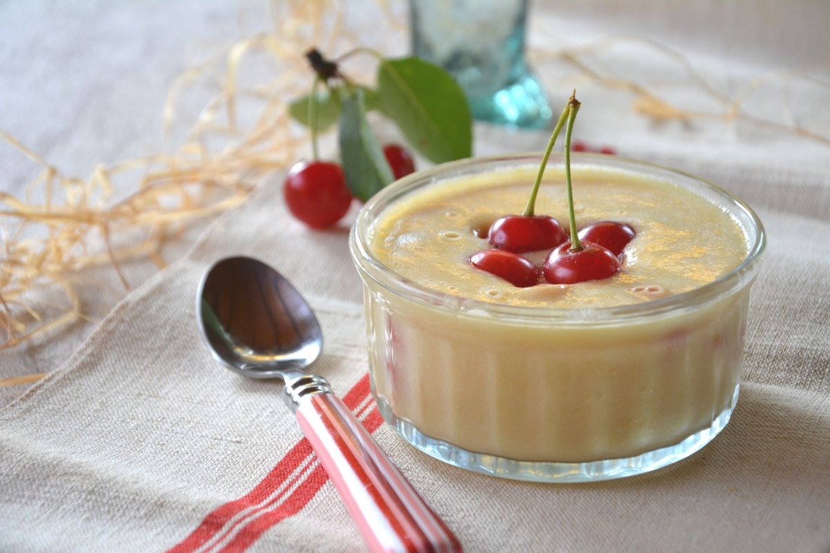 Мусс яблочный на манной крупе