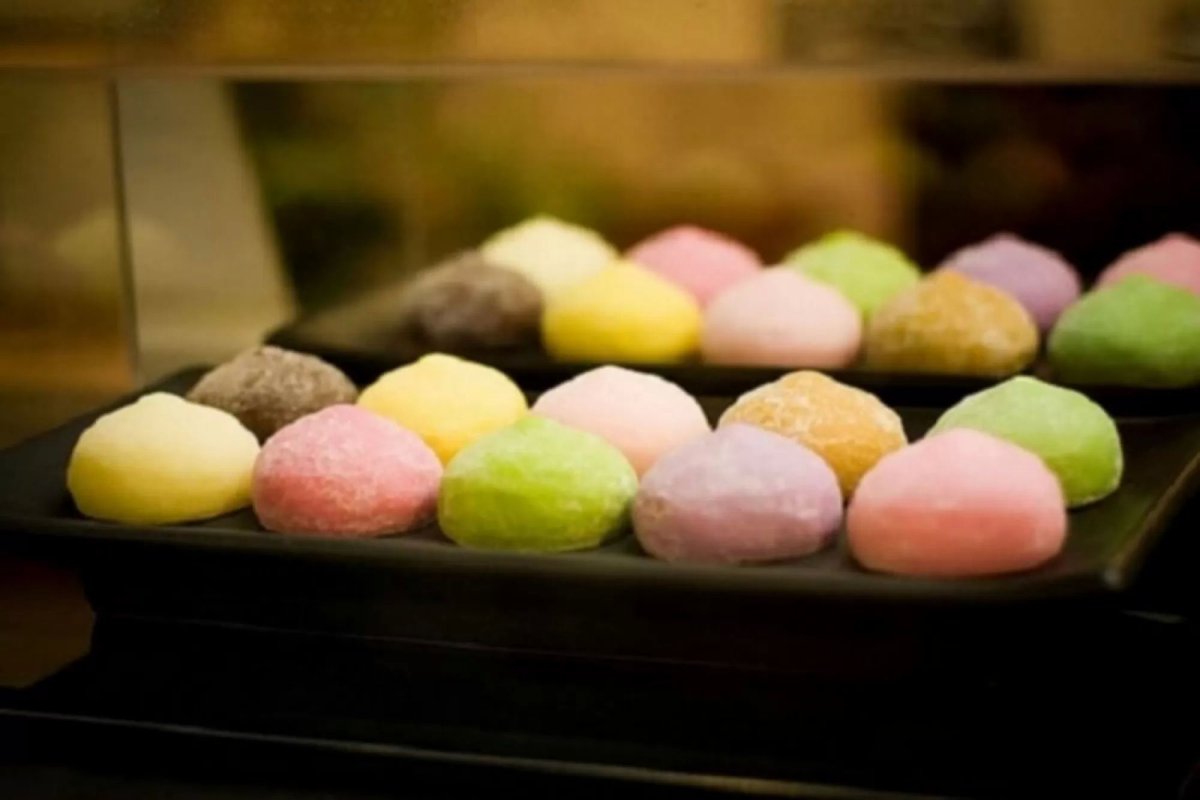 Японское мороженое Mochi Тануки