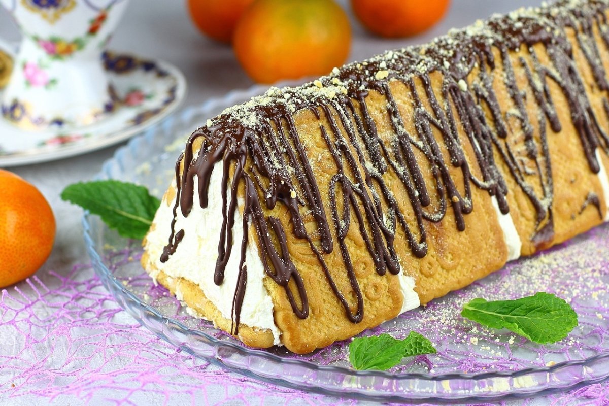Выпечка с мандаринами