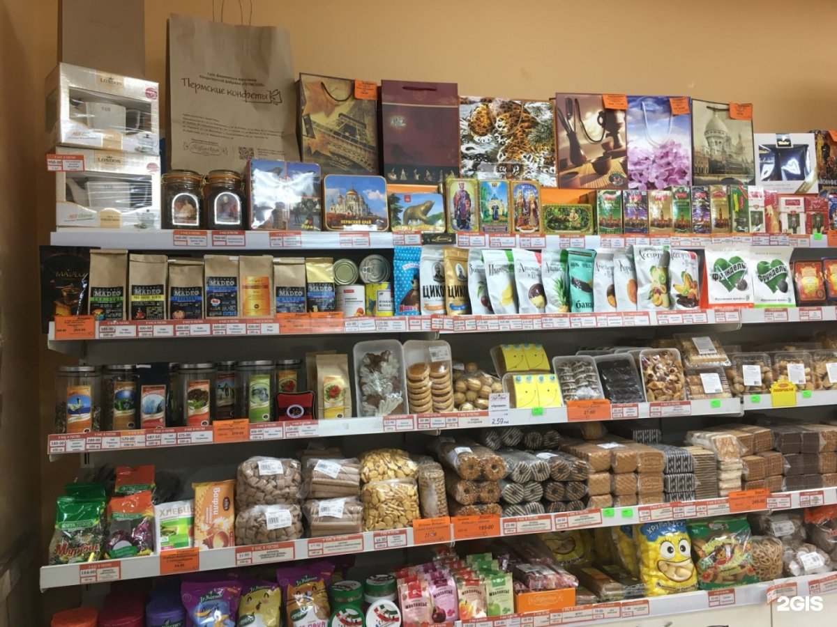 Ассортимент кондитерской продукции