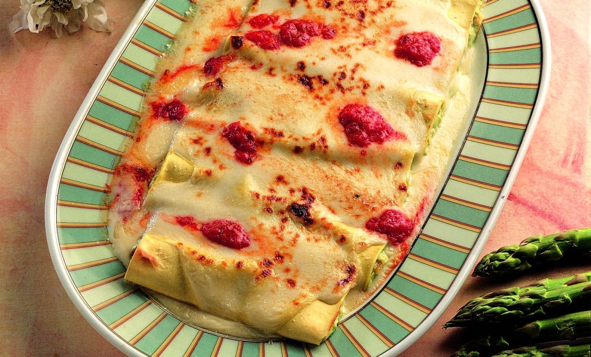 Каннеллони лук порей