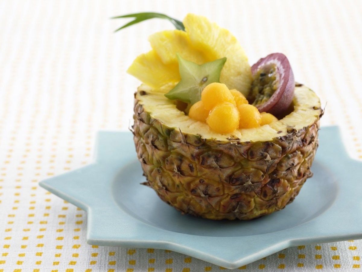 Торт с ананасами