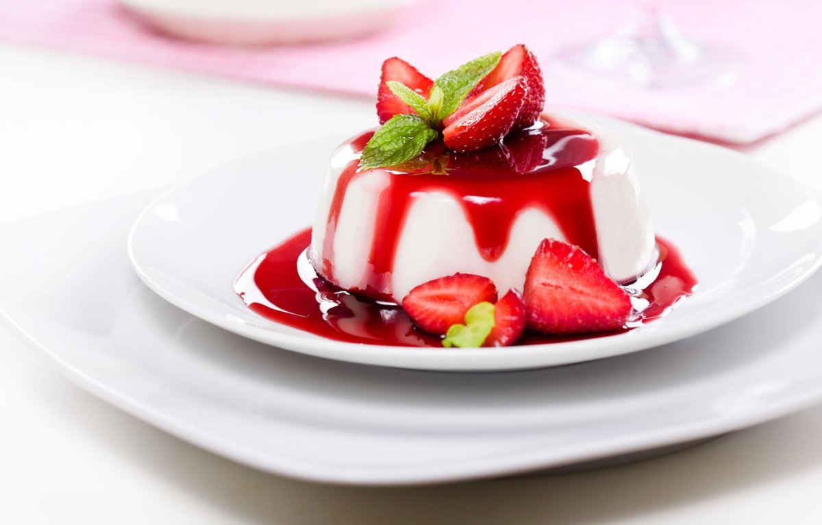 Итальянская panna Cotta