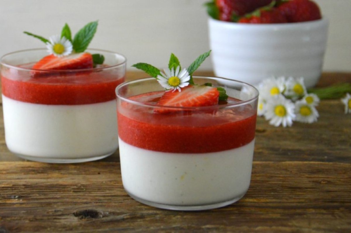 Итальянская panna Cotta